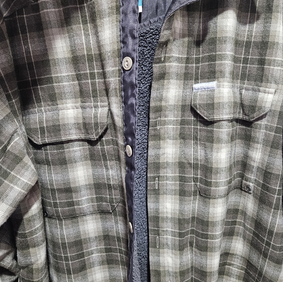 Columbia men's sherpa lined flannel - Picture 4 of 7